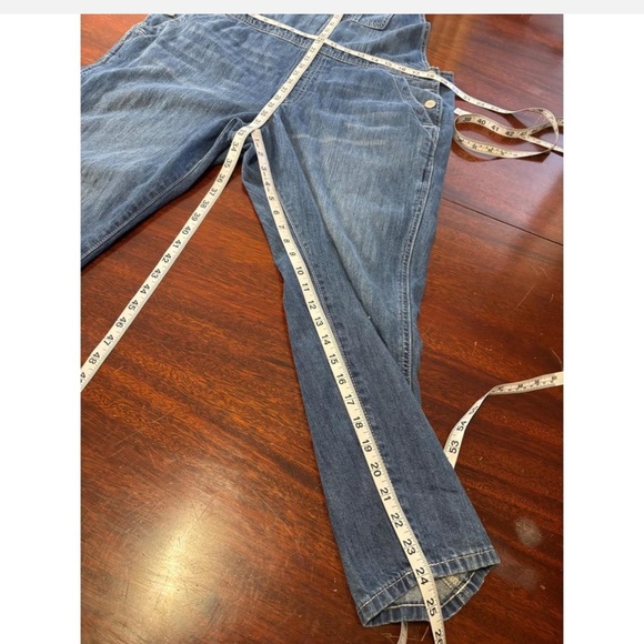 GAP Women's Blue Denim Overalls - Picture 7 of 8
